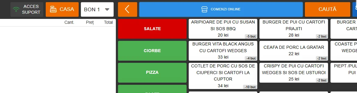 Integrare Wolt, captură de ecran 8